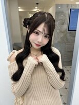 リルミー(Lilme) ワンホンレイヤー/ミルクティーブロンド/ダークブルー/名古屋
