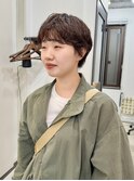 ナチュラルショート/ミルクブラウン/ダークパープル[自由が丘]