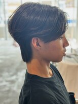 ルーム プロデュースドバイ アミカ(Room produced by Amica) ラウンドマッシュ 毛流れパーマ 韓国風 20代 メンズパーマ