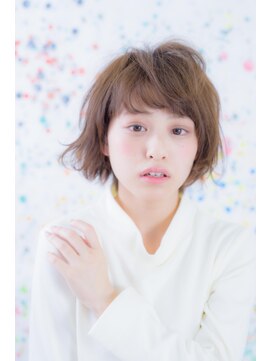 ペイジバイネオリーブ 吉祥寺店(Paige by Neolive) シースルーバング&ゆらぎ感のあるボブ　吉祥寺 Paige 藤村 優樹