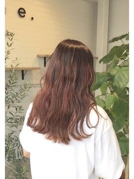 トーン 上大岡(tone.) 切りっぱなし×暖色グラデーション