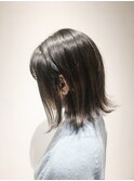【ADDICT YuuYa】グラデーションバレイヤージュ_プラチナグレー