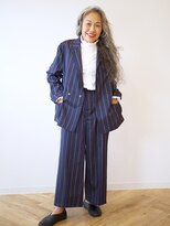 えがお美容室&nbsp;【えがお美容室】50代60代に人気☆ゆらめくロングウェーブヘア