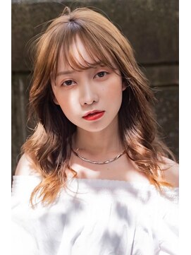 ロイジー(roijir) 表参道 roijir ひし形ミディアム× マロンベージュ