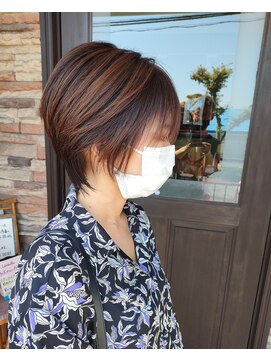 ボブビッシュ 東温店 大人ウルフショート