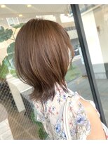 ラックバイアコースティック(lac by ACOUSTIC) くびれミディ×ベージュ
