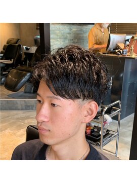 メンズヘアースパイス 本庄(Mens Hair SPICE) かきあげショート