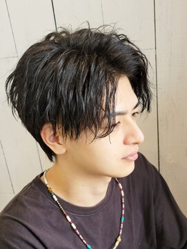 ヘアガーデン オフ(hair garden off) 大人波打ちセンターパート