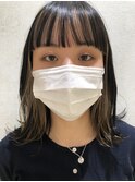 【藤沢/辻堂】前髪インナー/レイヤー/イヤリング/バングカラー
