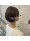 【バタ髪】まるみショート　Instagram@sofa_batagram
