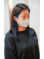 ムゥフ ヘアーアンドアイラッシュ(mouf hair&eyelash)&nbsp;イヤリングカラー×ブルー