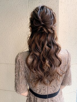 セットサロン ラビッシュポー(Setsalon RabichePow) ハーフアップ