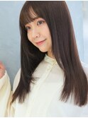 潤い酸熱縮毛矯正ロング