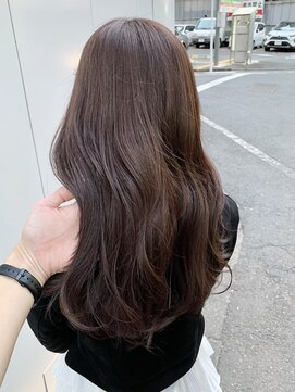 シュリット(schritt) ◎ブリーチなし　艶感ラベンダーブラウン◎