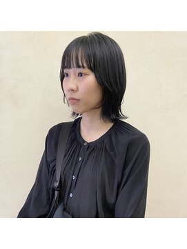 インサイドアウト(IN SIDE OUT+) ボブレイヤー / ボブウルフ / 暗髪カラー【IN SIDE OUT＋】