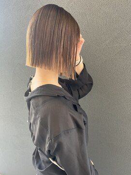 イロ プラス 南田宮店(iro+) 【nobuyo】パツっとbob