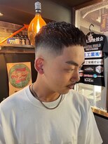 ダムディートウキョウ 心斎橋店(DAMDEE TOKYO)&nbsp;ダークアッシュ/カルマパーマ/ベリーショート[心斎橋/理容室]