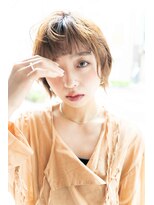 トクテ 吉祥寺(tokute) くびレイヤーエモージュグレージュカラーくびれショート/吉祥寺