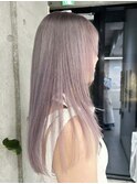 ミルクティーベージュダブルカラーグレージュカラーハイライト
