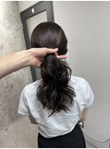 【簡単スタイリング】コテ巻き風レイヤーパーマ