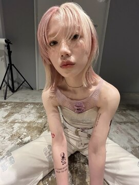 ペレ 梅田(PELE) 前髪/アンブレラカラー/こなれミディ/イメチェン/ウェーブパーマ