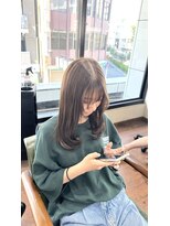 ヘア ライフ ワイレア(HAIR LIFE Wailea)&nbsp;MITSUI【レイヤーカット×オリーブベージュ】