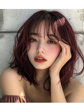 ラニアケア(LANIAKEA) 艶髪ワインレッドカラー