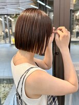 ミィ 表参道(mee.) 黒髪/ボブウルフ/ネビージュ/小顔/ワンレン/髪質改善/前髪