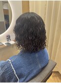 外人風スパイラルパーマ