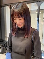 シータ(sheta)&nbsp;ピンクインナーカラーミディアムレイヤー