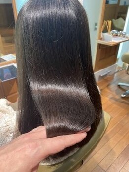 TJ天気予報 3t 日進店の写真/まるで髪質改善！！トリートメントいらずの最上級カラー導入◎トリートメント級のうるツヤ感が叶います☆
