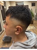 アイロンパーマクロップスタイル