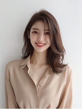 e.m.a プレミアムビューティーサロン 栄駅店(e.m.a PREMIUM BEAUTY SALON) レイヤーカット/イメチェン/外ハネボブ/美髪/ワイドバング/髪型