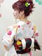サロンド クラフト(salon de craft)の写真/【早朝予約可、成人式ご予約受付中◎】浴衣の着付けもおすすめ♪夏の風物詩も華やかに彩ります。