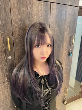 アジールヘア 池袋東口店(agir hair) ☆デザインカラー/ラベンダー/グレー/レイヤーカット/池袋東口