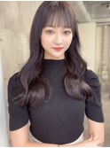 ヨシンモリ 韓国ヘア レイヤーカット 前髪カット