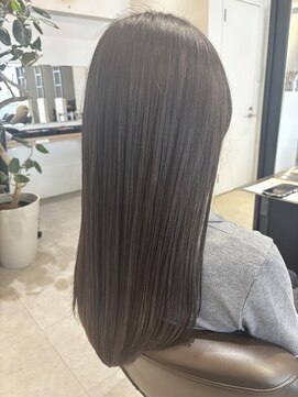 クラップス 弘明寺店(CLAPS) ツヤストレート×グレージュカラー