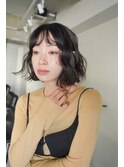 ◎韓国ヘアー顔周りレイヤーおくれ毛前新潟東区松崎ミディアム