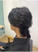 毛流れパーマ