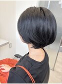 黒髪ショートボブ