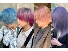 流行の派手髪！【number】オリジナルの「高彩度カラー」をぜひ体験して♪［酸性ストレート/ブリーチ/韓国］