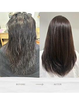 エン(en) 【美髪フル特化】髪質改善ストレート×カット×美髪カラー