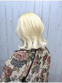 抜きっぱなしホワイトブロンド
