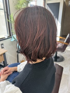 ルノ(Luno) 伸ばしかけパーマボブ