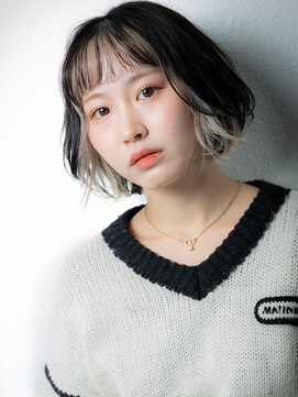 カバーヘア イヴ 戸頭店(COVER HAIR EVE) ミストバングフェイスフレーミング小顔こなれボブz戸頭10代20代