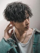 ルースト 京都四条大宮店(ROOST)&nbsp;センターパート／ツイストスパイラル／men'sパーマ／京都