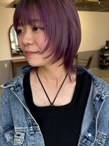 ナズル(nuzzle)&nbsp;パープルカラー/ミディアムレイヤー