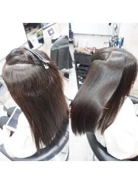 ヘアテリア リュウ 大塚(hair teria ryu) 縮毛矯正/髪質改善縮毛矯正/前髪縮毛矯正/表面ハーフ矯正