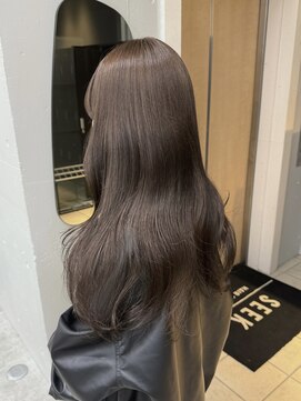 シーク 天神(SEEK) チョコレートカラー/ブリーチ無しダブルカラー/トリートメント