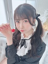 リルミー ミュエナ 大須 矢場町(Lilme myuena)&nbsp;着物ヘア/ダークアッシュ/ミディアムレイヤーカット/名古屋